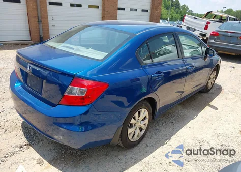 2012 Honda Civic Lx z USA, uszkodzony, nr VIN 19XFB2F51CE072467